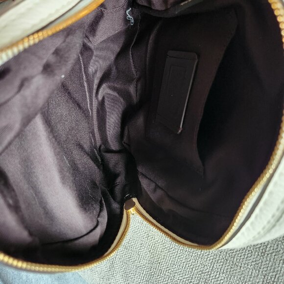 Coach chalk color Andi pebbled leather backpack/shoulder purse main image 4